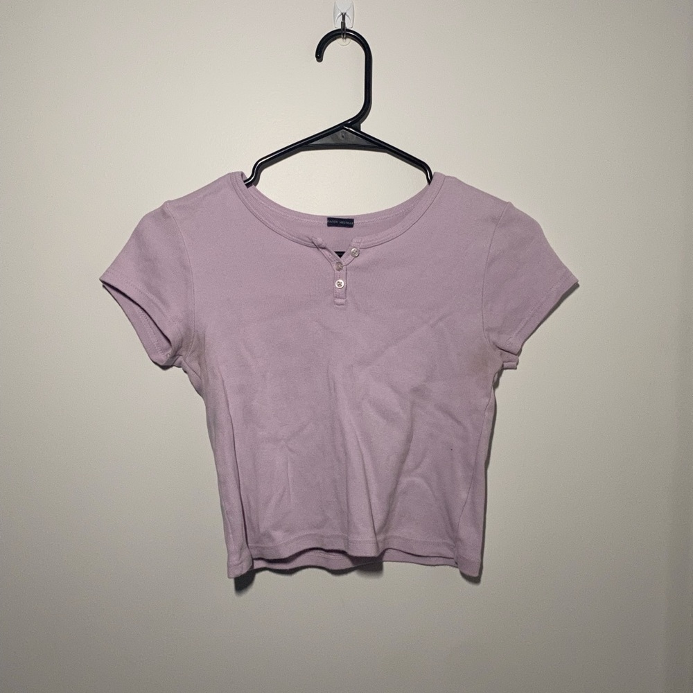 Brandy Melville lavender tee size OS
